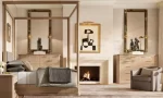 Gorvey lighting fixtures in stylish living room with modern decor.