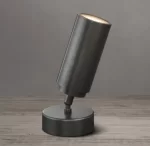 Gorvey pivoting spotlight with adjustable head for versatile lighting.