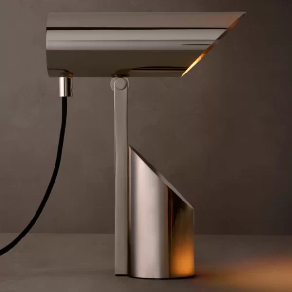 Modern Gorvey spotlight with adjustable arm and sleek design.