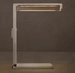 Modern crystal task table lamp with sleek design and LED lighting.