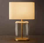 GV Lacour Clear Glass Table Lamp