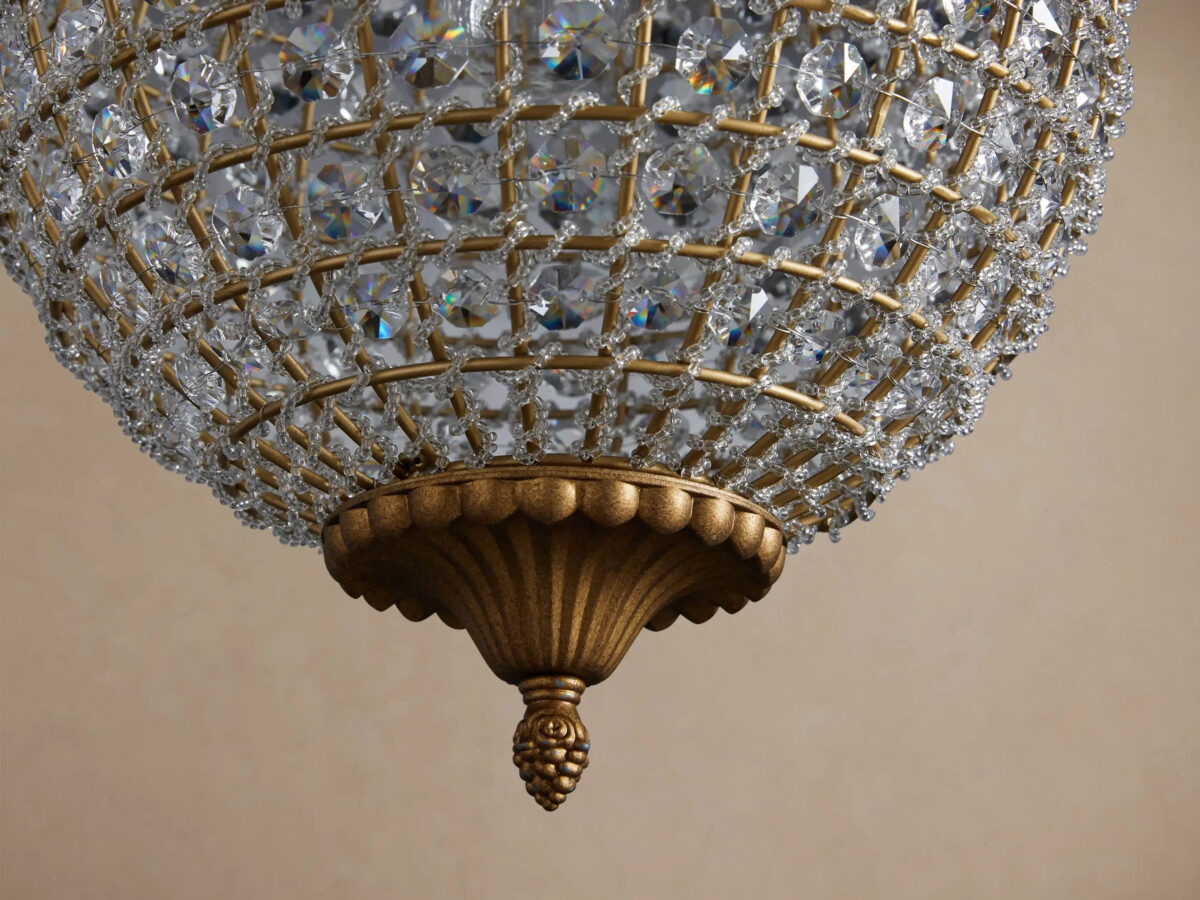 GV Crystal Globe Light Round Chandelier - Image 7