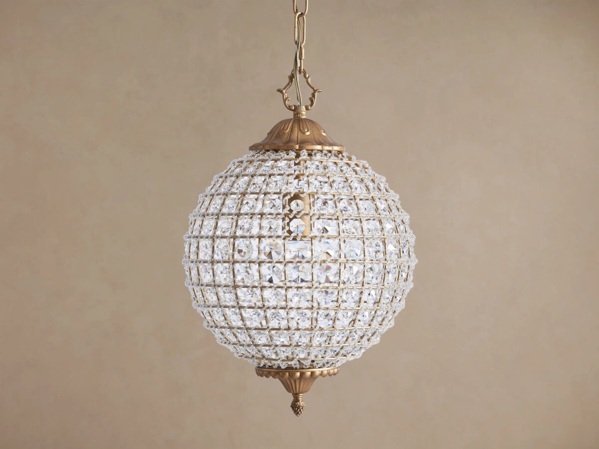 GV Crystal Globe Light Round Chandelier - Image 6