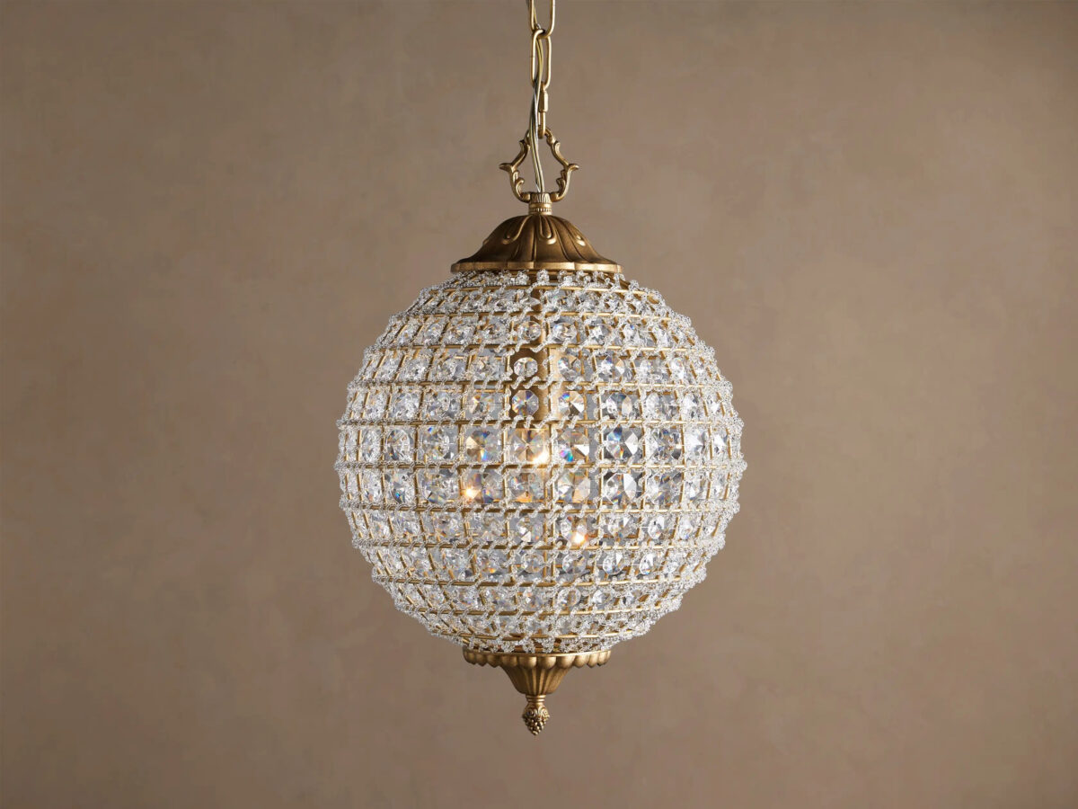 GV Crystal Globe Light Round Chandelier - Image 5