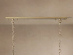 GV Leyland Glass Art Chandelier in Brass - Image 2