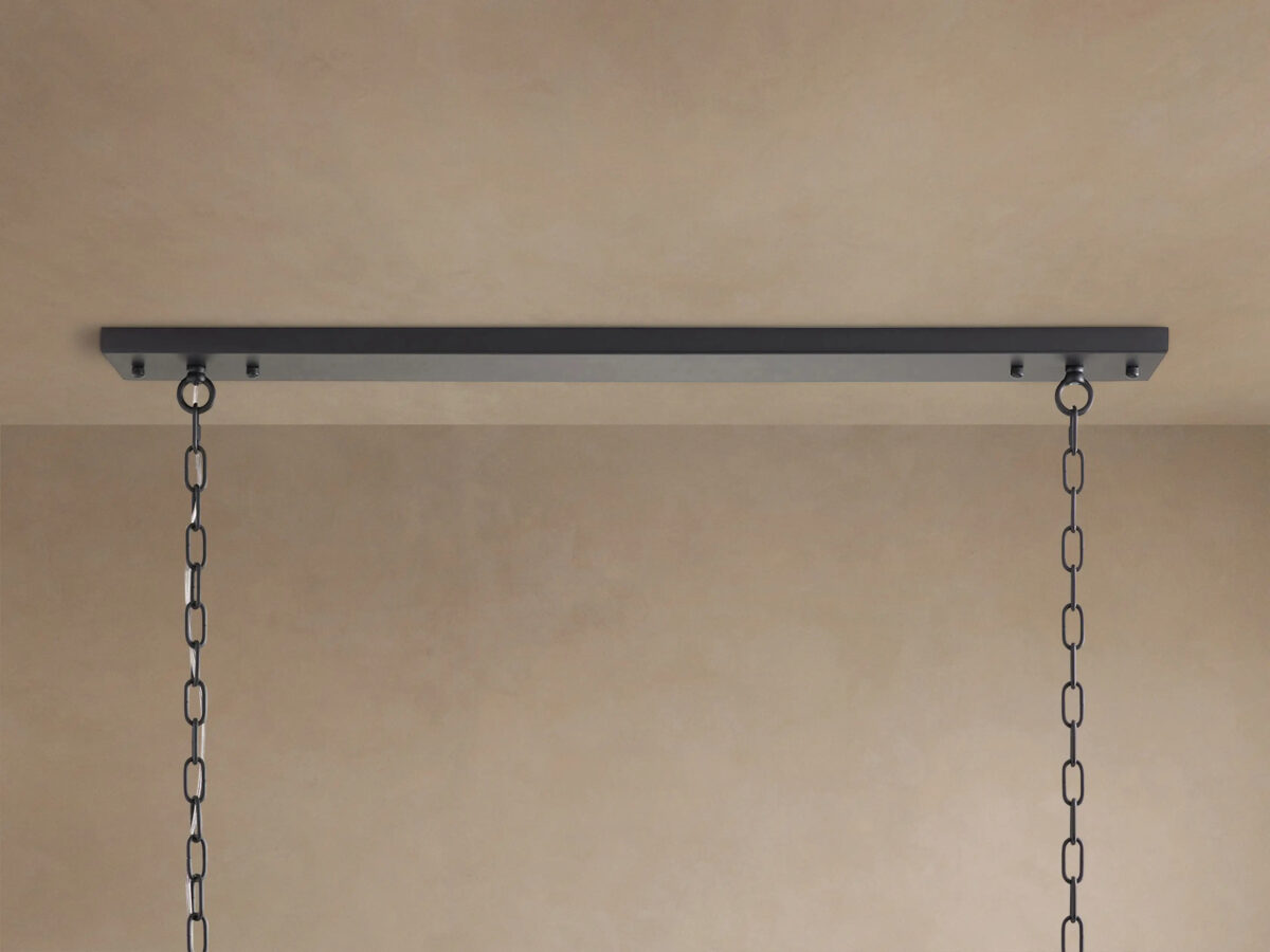 GV Leyland Glass Art Chandelier in Brass - Image 6