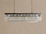 GV Leyland Glass Art Chandelier in Brass - Image 4