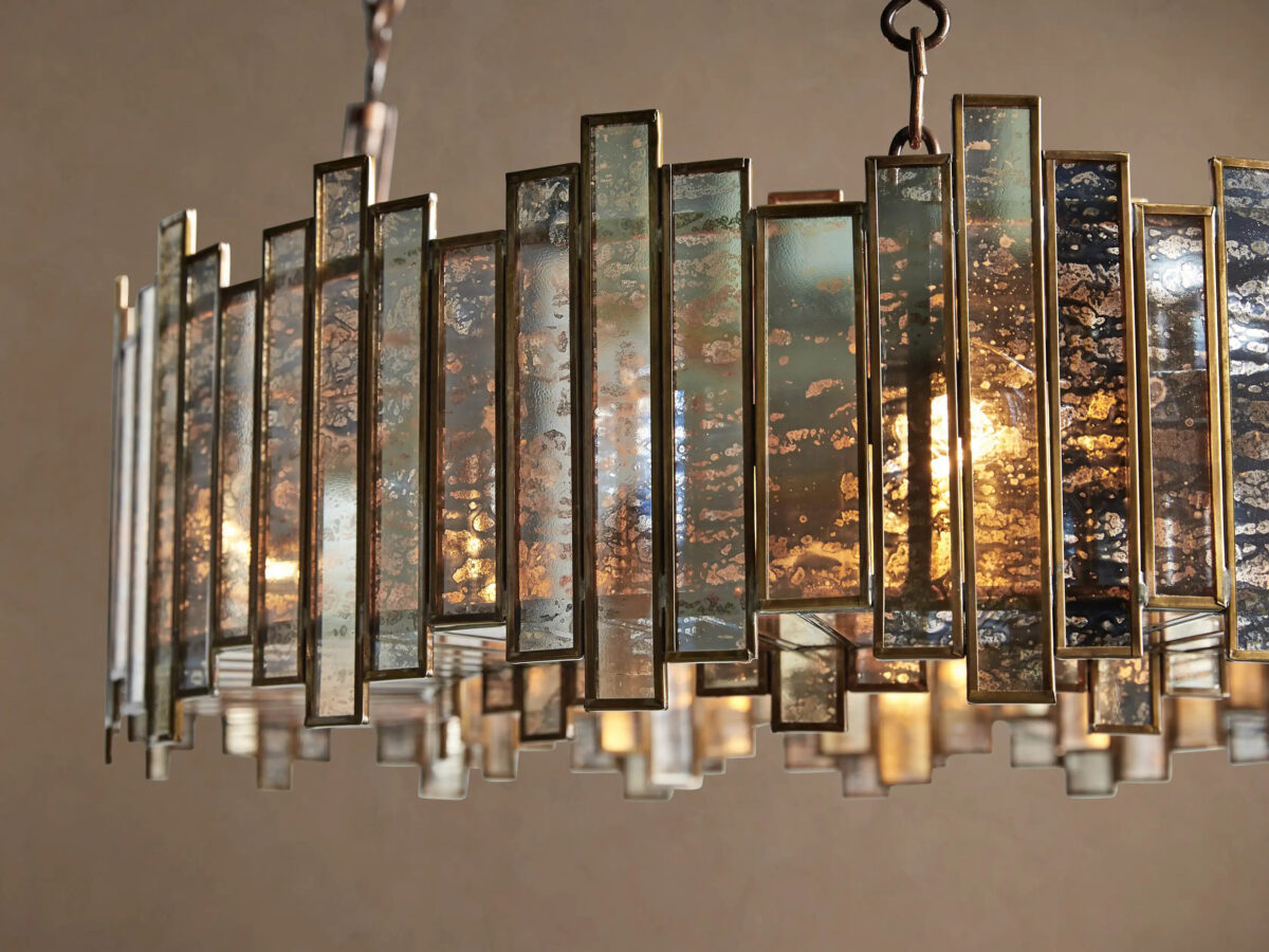 GV Laila Round Copper Light Chandelier - Image 2