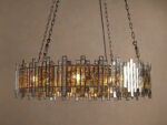 GV Laila Round Copper Light Chandelier - Image 4