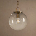 GV Glass Globe Pendant with Chain