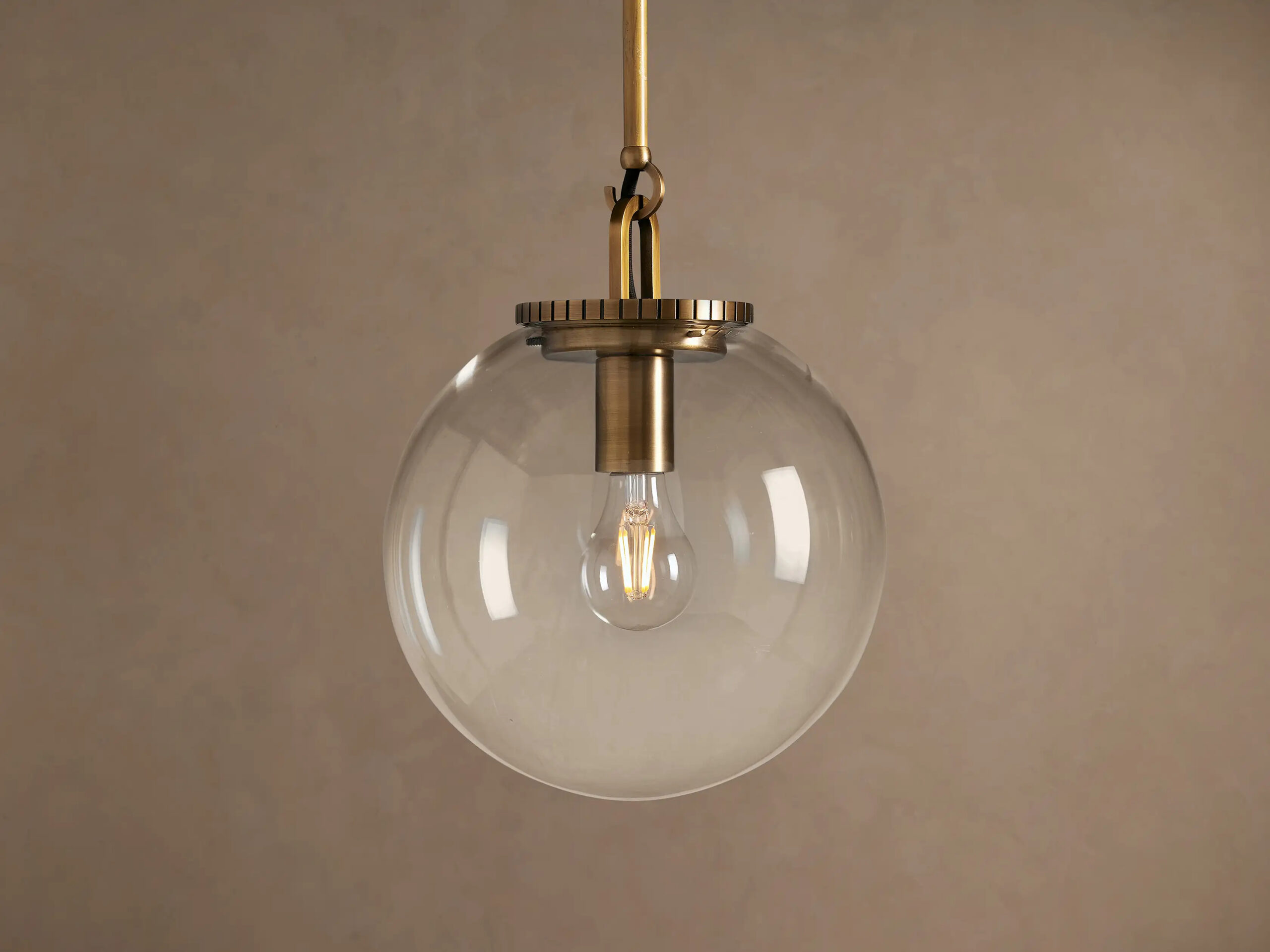 6610031003KT_BXC260218 GV Glass Globe Pendant with Rod - Image 1