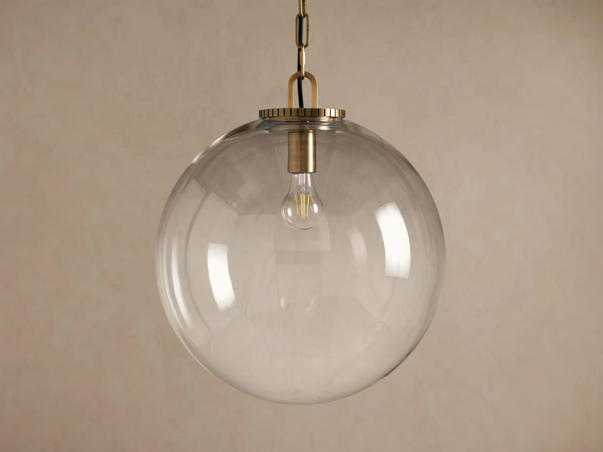 GV Glass Globe Pendant with Chain - Image 10
