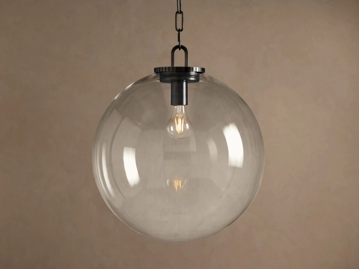GV Glass Globe Pendant with Chain - Image 33