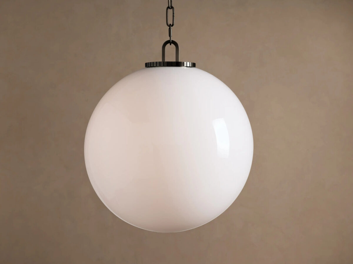 GV Glass Globe Pendant with Chain - Image 45