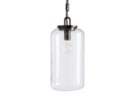 GV Wescott Bronze Pendant Light with Clear Glass Cylinder Shade - Image 5