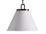 GV Bronze Cone Pendant with Clear Glass Chain Light - Image 15