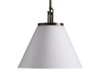 GV Bronze Glass Pendant with Cone Shade and Rod - Image 8