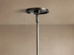 GV Large Bronze glass cone pendant with Clear Glass - Image 4