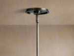 GV Bronze Glass Pendant Large Cone with Milk Glass - Image 4