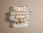 GV Modern Glass Sconce in Green Glass and Bronze - Image 11