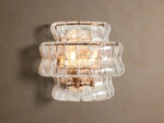 GV Modern Glass Sconce in Green Glass and Bronze - Image 10