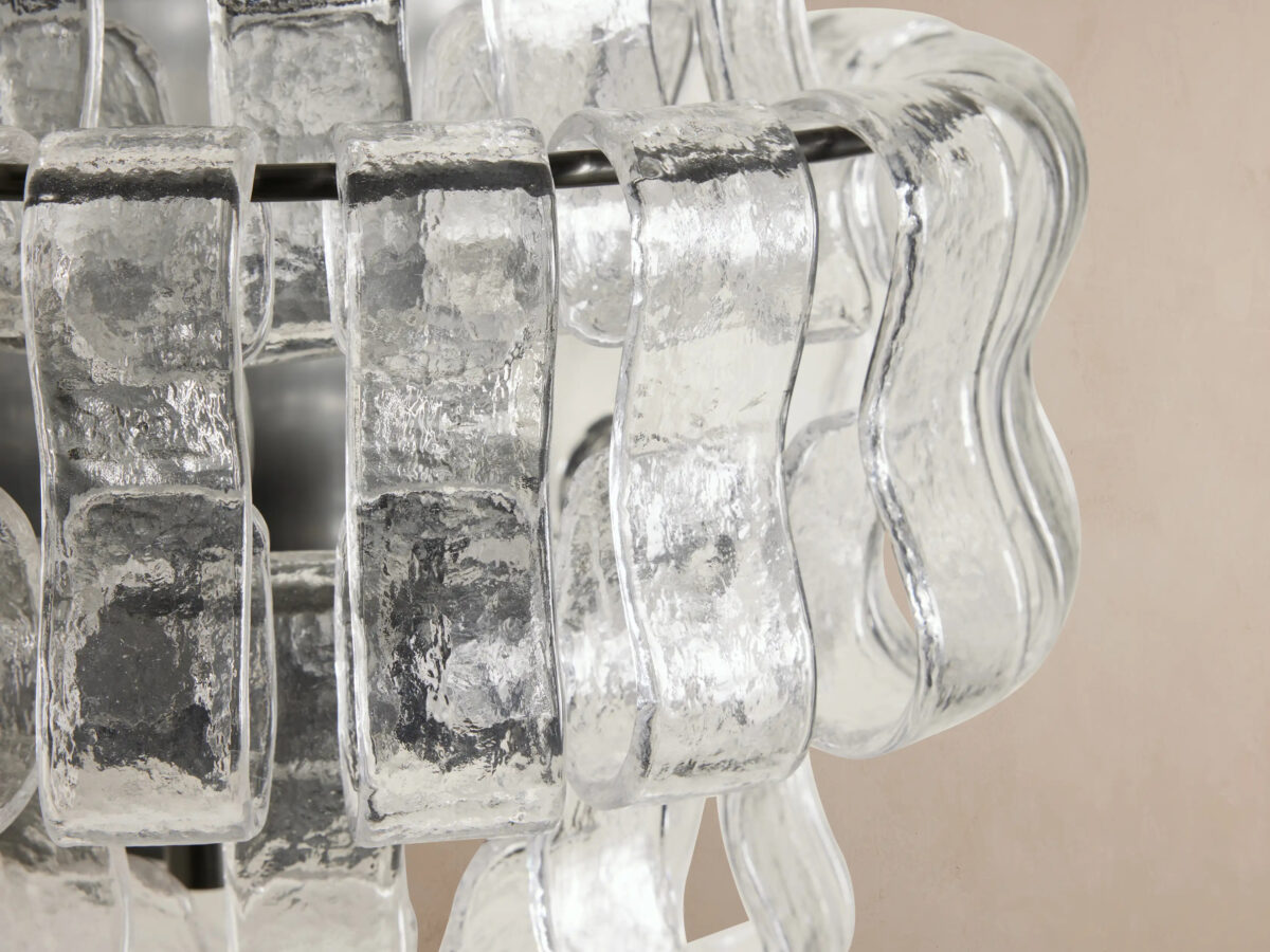GV Modern Glass Sconce in Green Glass and Bronze - Image 9