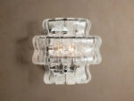 GV Modern Glass Sconce in Green Glass and Bronze - Image 7