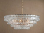 GV Ghiaccio Round Glass Chandelier - Image 34