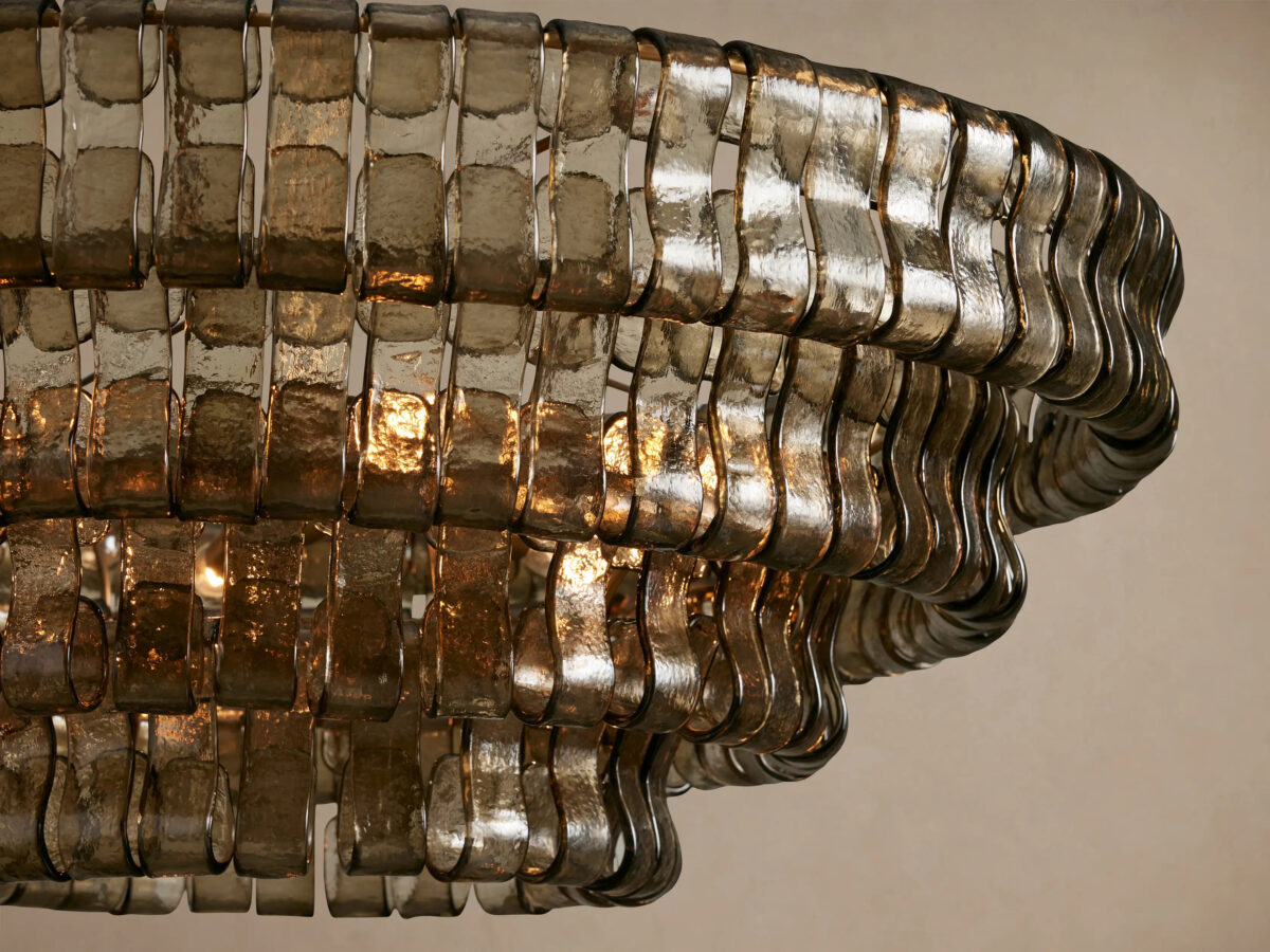 GV Ghiaccio Round Glass Chandelier - Image 17