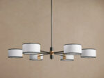 GV Fabric Chandelier Round Steel Frame 60 Inch - Image 6