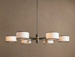 GV Fabric Chandelier Round Steel Frame 60 Inch - Image 5