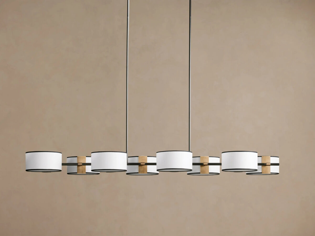 GV Fabric Chandelier Linear Dining Room Light - Image 2