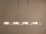 GV Fabric Chandelier Linear Dining Room Light