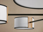 GV Fabric Chandelier Round Steel Frame 60 Inch - Image 3