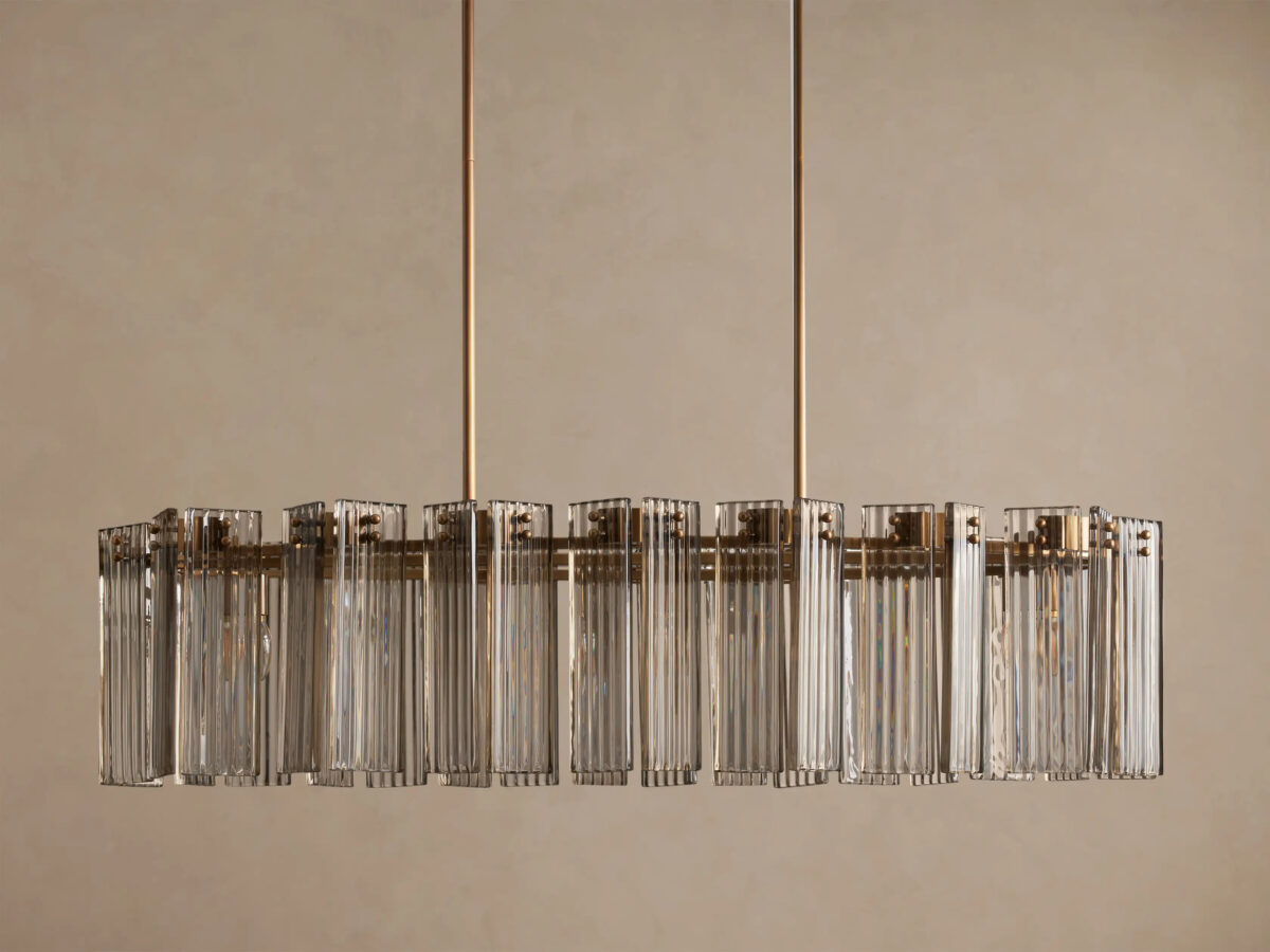 GV Delsie Oval Glass Chandelier 51 Inch - Image 18