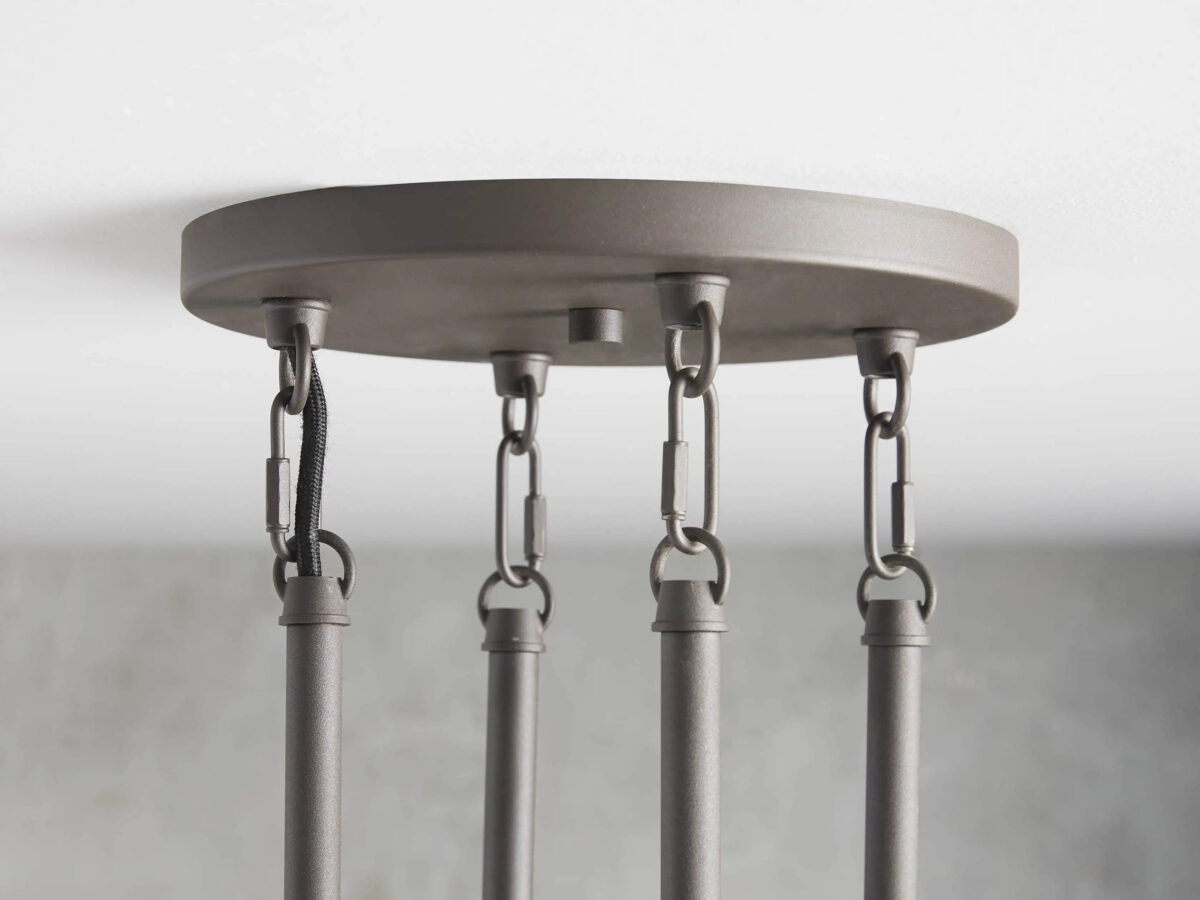 GV Bronze Chandelier 10-Light Round Steel Fixture - Image 3