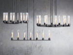 GV Bronze Chandelier 10-Light Round Steel Fixture - Image 6