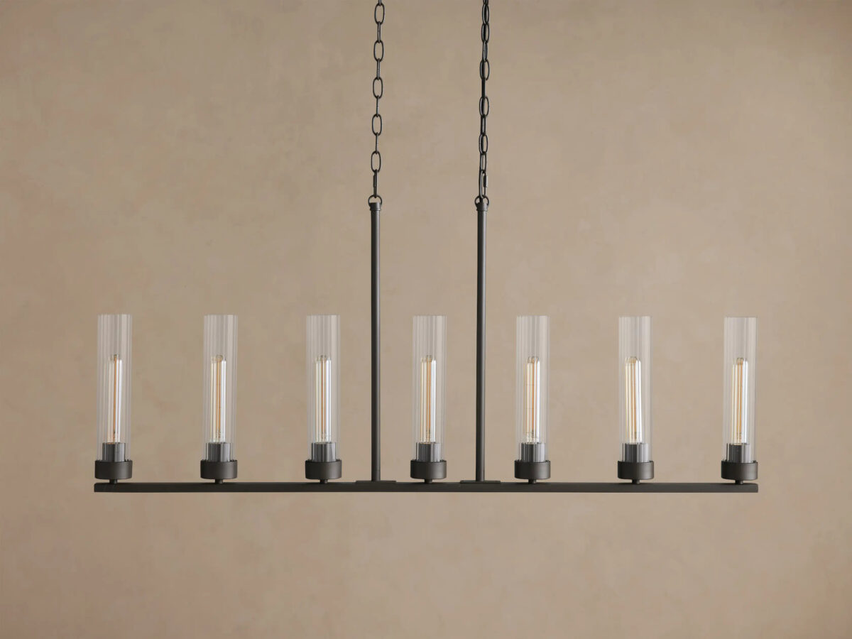 GV Andreas brass linear light 8 Light Chandelier - Image 14