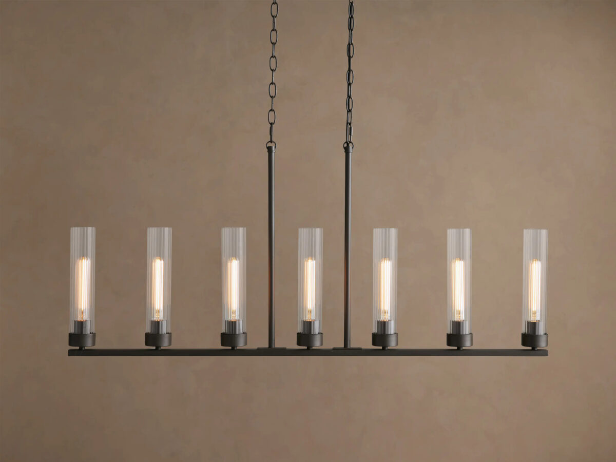 GV Andreas brass linear light 8 Light Chandelier - Image 13