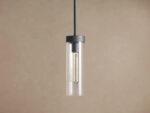 GV Brass Glass Pendant with Clear Fluted Shade - Image 6