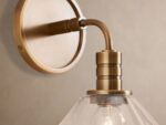 GV Theron Brass Glass Sconce Wall Light - Image 3