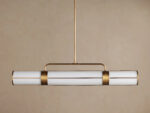 GV Remming Brass Linear Light 54 Inch Chandelier - Image 2