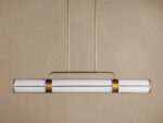 GV Remming Brass Linear Light 54 Inch Chandelier - Image 5