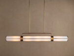 GV Remming Brass Linear Light 54 Inch Chandelier - Image 8