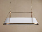 GV Shelton Brass Chandelier Linear Light with Linen Shade - Image 2