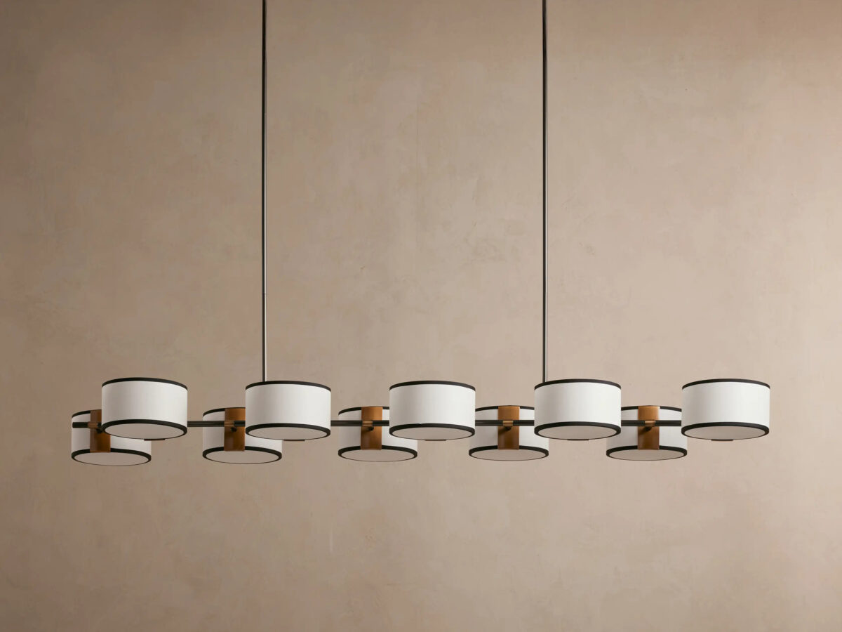 GV Fabric Chandelier Linear Dining Room Light - Image 6