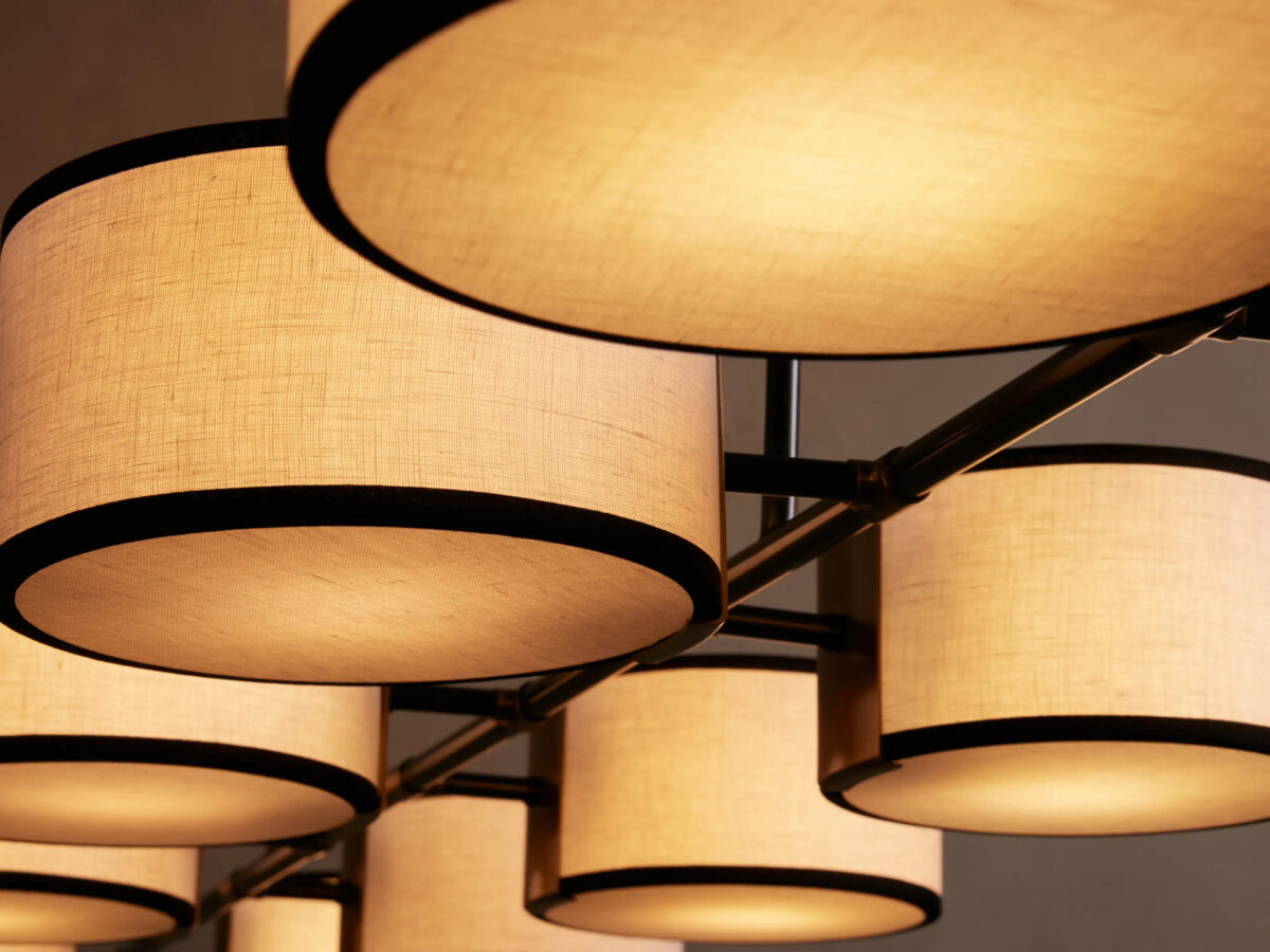 GV Fabric Chandelier Linear Dining Room Light - Image 7