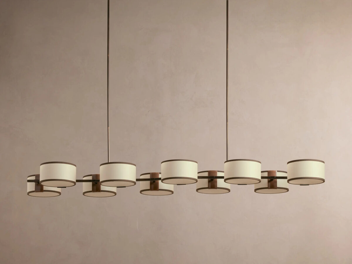 GV Fabric Chandelier Linear Dining Room Light - Image 14