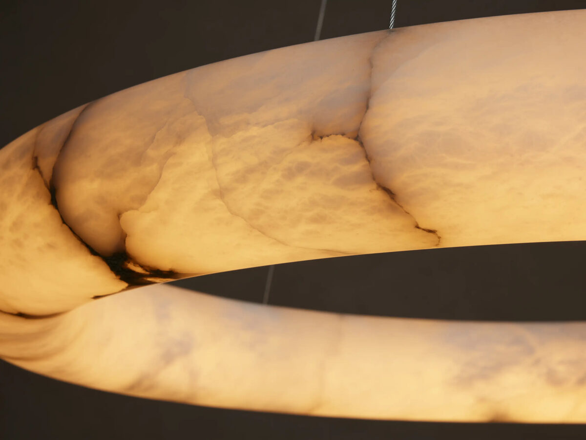 GV Alabaster Chandelier Halo LED Ring - Image 3