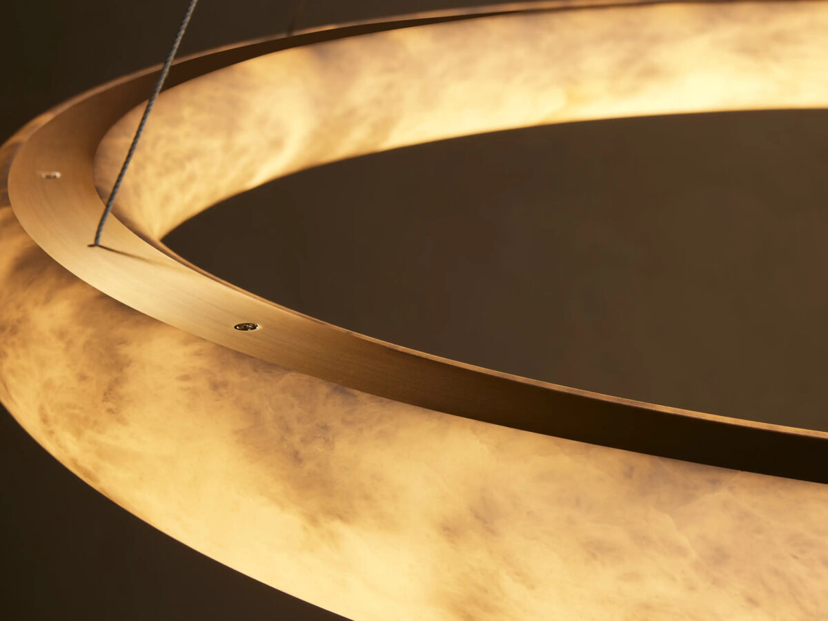 GV Alabaster Chandelier Halo LED Ring - Image 4